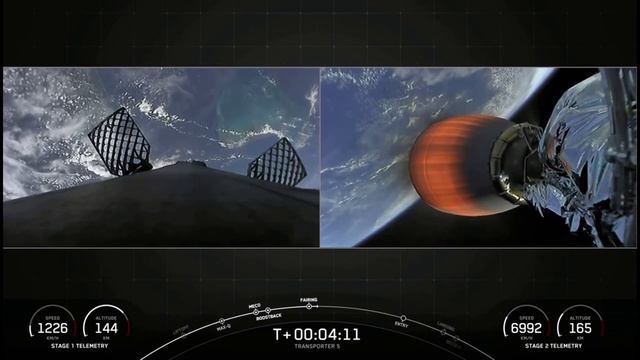 SpaceX Launches 59 Vehicles To Orbit Aboard Transporter 5 смотреть онлайн