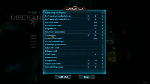 Warhammer 40.000: Mechanicus: Augment Patch (добавили уровни сложности) смотреть онлайн