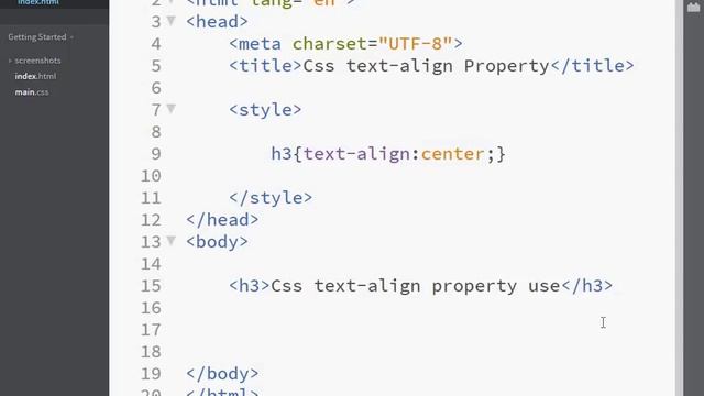 Css text-align property смотреть онлайн