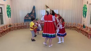 Русская народная игра «Ленточка!» дети 5-6 лет. Образовательная деятельность.