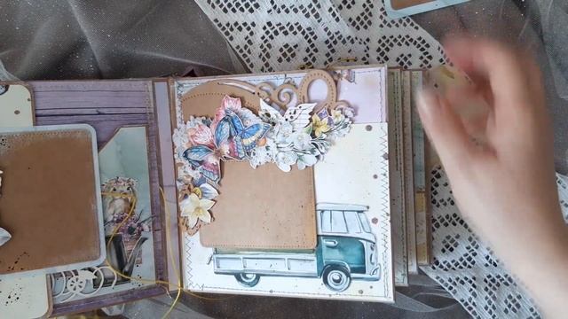 Летний миник в рамках проекта СП "Сочное лето" / Видеообзор / Скрапбукинг / dies_Fantasy смотреть онлайн