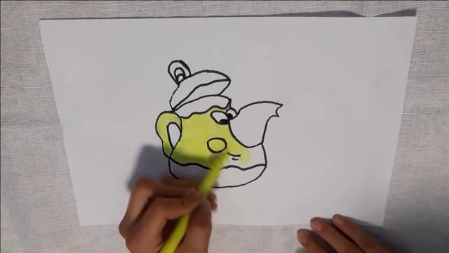 Рисование и раскраска чайник для детей | Раскраски | Drawing and coloring forkids смотреть онлайн