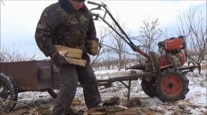 дровокол  от  мотоблока. 16.1. 2019г.