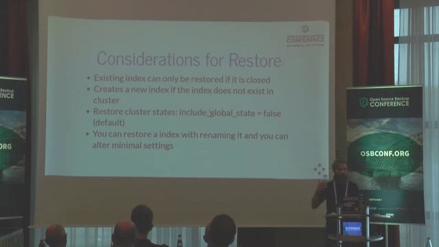 OSBConf 2018 | Restore and Backup Elasticsearch Indices by Daniel Neuberger смотреть онлайн