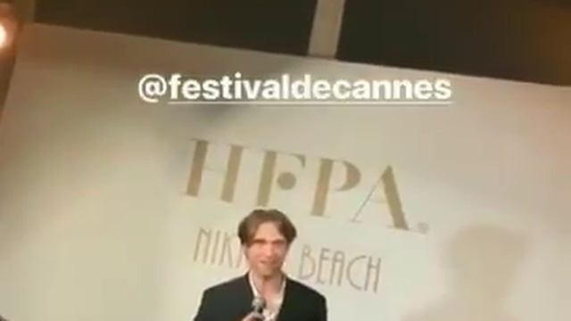 Выступление Роберта на HFPA в Каннах 2 смотреть онлайн