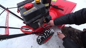 ЗАМЕНА МАСЛА В КАРТЕРЕ ДВИГАТЕЛЯ НА БЕНЗИНОВОМ СНЕГОУБОРЩИКЕ, МОТОБЛОКЕ.