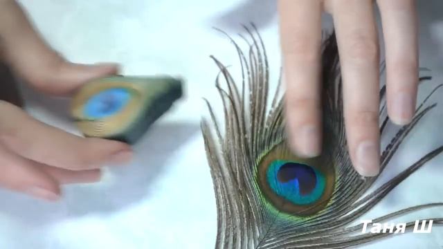 Кейн Перо павлина из FIMO\Cane Peacock Feather From FIMO