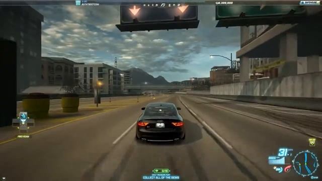 Бесплатные игры онлайн Need For Speed World Audi S5 Жажда скорости, гонки на тачках, игра для мал смотреть онлайн