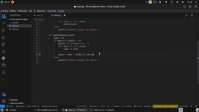 Python desde cero - Clases #1 смотреть онлайн
