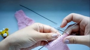 Носочки для новорожденных спицами / Красивые носочки  0-6 мес / Подробный Мастер-класс