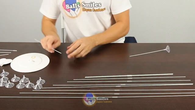 BallsSmiles - Подставка белая с сердцем на 11 шаров смотреть онлайн