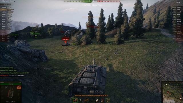 World of tanks T95 4kills. смотреть онлайн