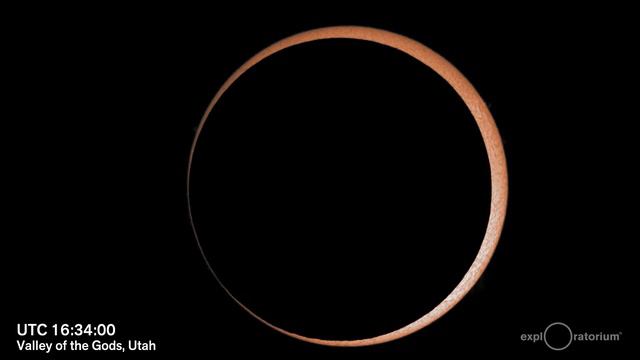 Annular Solar Eclipse Telescope Highlights | Valley of the Gods, Utah | 10-14-2023 смотреть онлайн