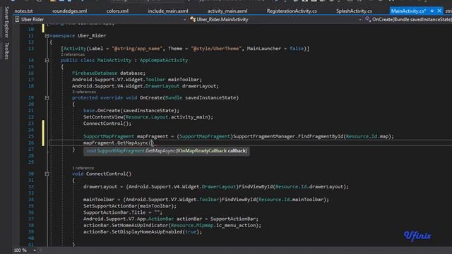 Xamarin Android Uber Clone - Initializing Google Maps смотреть онлайн