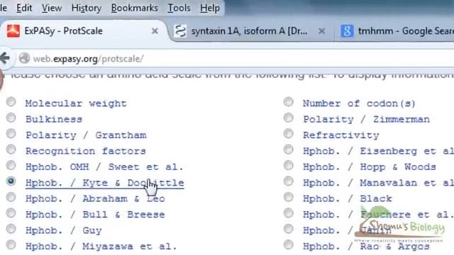 Bioinformatics practical 21 how to find transmembrane region in protein sequence смотреть онлайн