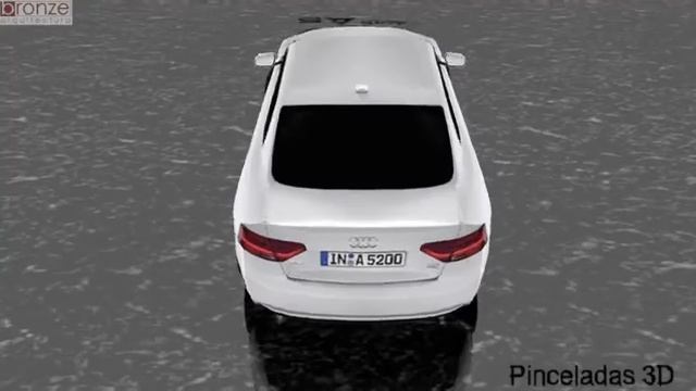 Audi A5 Coupe, 2012, em SketchUp смотреть онлайн