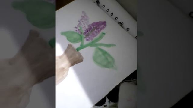 Как нарисовать сирень🌼🌼🌼 смотреть онлайн