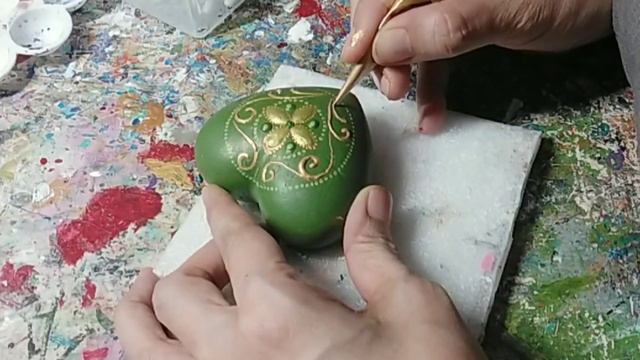 Mandala dot art Hand painting || Perfect Christmas gift смотреть онлайн