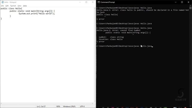 How to correct Java coding Error in tamil смотреть онлайн