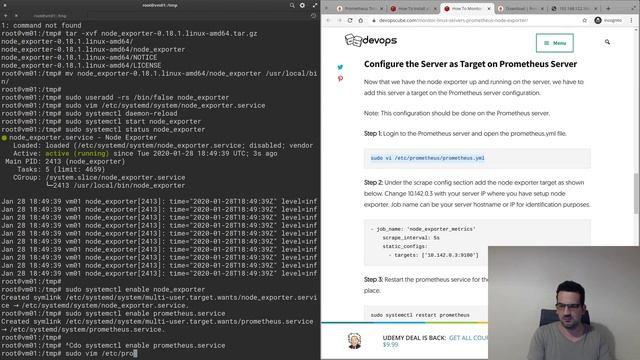 Prometheus and Node Exporter смотреть онлайн