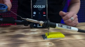 Цифровой паяльник с регулировкой температуры нагрева 80W Lefavor 480