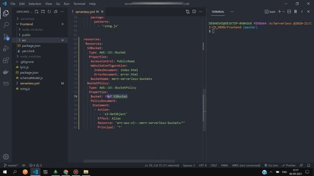 Deploy Serverless MERN app with SLS and Github Actions | AWS смотреть онлайн