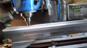 Фрезеровка станины токарного станка.С1