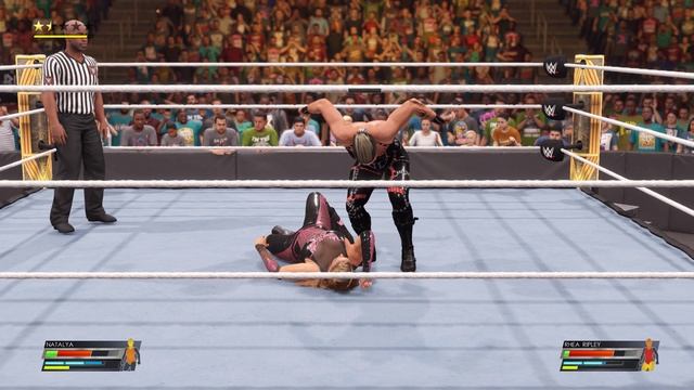 WWE2K22 Natalya Vs Rhea Ripley (c) WWE Raw Women's Championship