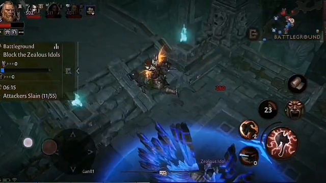 MY BATTLEGROUND EXPERIENCE!! I THINK I DID JUST FINE :D /BARBARIAN DIABLO IMMORTAL смотреть онлайн