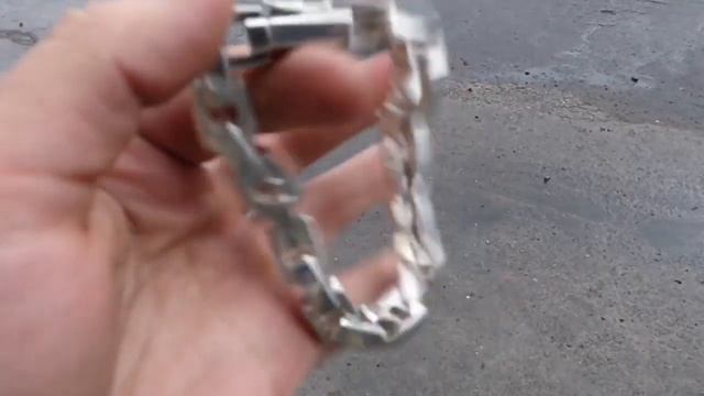 Мужской якорный Браслет, серебро 925 смотреть онлайн