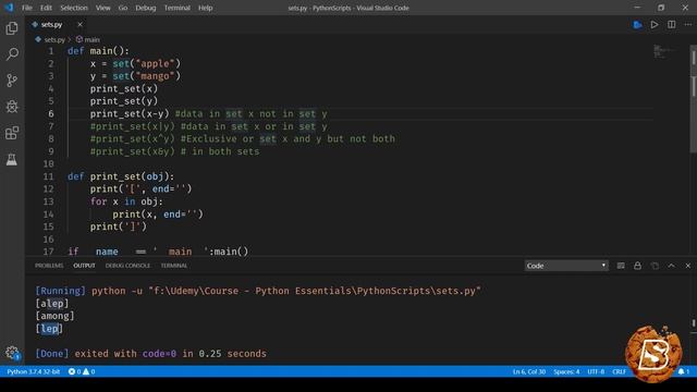 40. Python Essentials: Sets Unveiled: Exploring Unique Values and Set Operations in Python смотреть онлайн