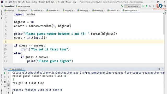 The Random Module and Import / lesson python 61 смотреть онлайн