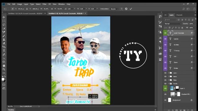 TARDE DE TRAP Editing // Photoshop TARDE DE TRAP Flyer // By Tonii Young Photoshop смотреть онлайн