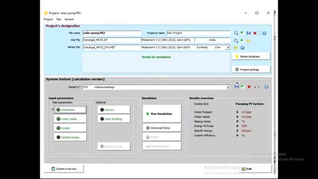 Design of Solar Pump using PVSYST By Dr Katkuri Ranjith Kumar смотреть онлайн