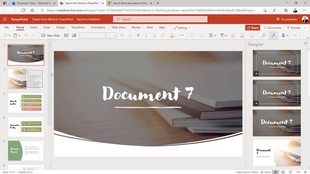Export Word Document to PowerPoint Using AI смотреть онлайн