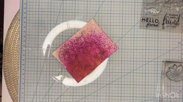 Мастер класс : простая открытка. Штампинг. #scrapbooking #скрапбукинг #cardmaking #diy