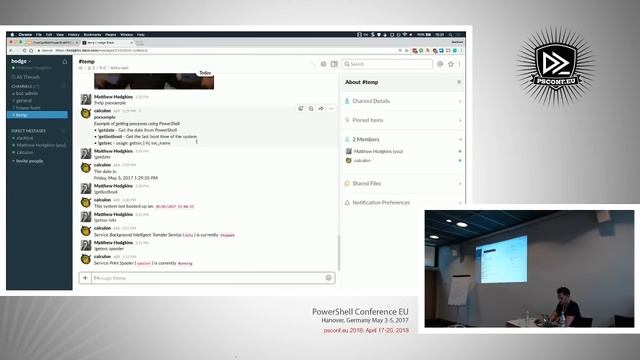 ChatOps with PowerShell - Matthew Hodgkins смотреть онлайн