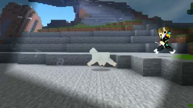 В Майнкрафт, но овца наглеет на нубика. смотреть онлайн