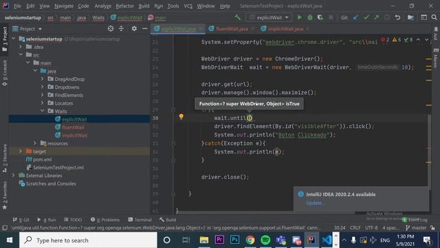 TIPOS DE ESPERA en SELENIUM WEBDRIVER | Tutorial de Selenium WebDriver смотреть онлайн