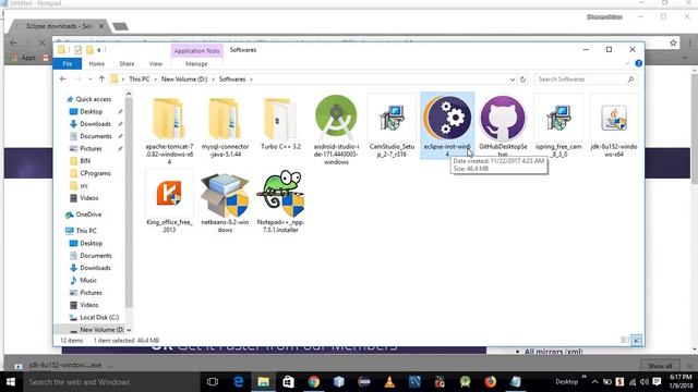 Install Eclipse with JDK and Run first Java Program Tamil смотреть онлайн