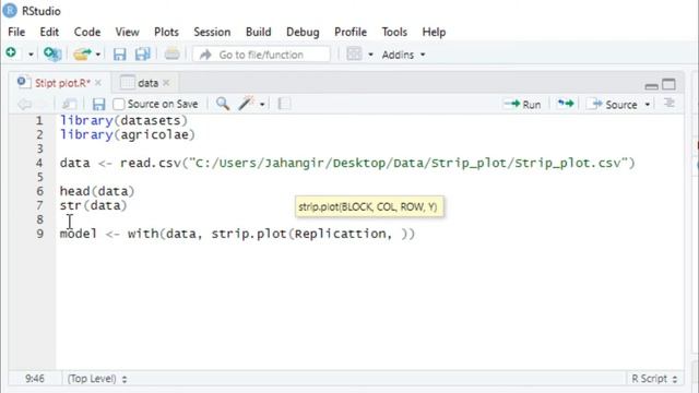 How to analyzed Strip plot design Agriculture research data by using RStudio. смотреть онлайн