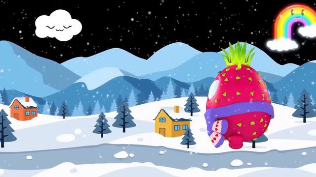 Танцующие Обалденные фрукты с МОРОЖЕНЫМ и кексами 🧁🍦Детское Сенсорное видео 🍓🫐🍒🍐 смотреть онлайн