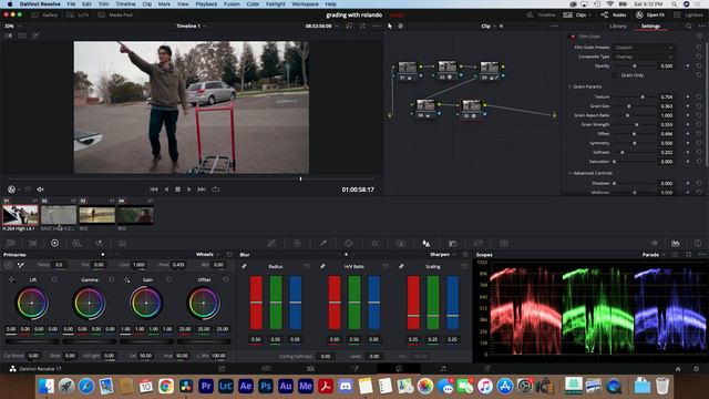 Color grading basics in DaVinci Resolve смотреть онлайн