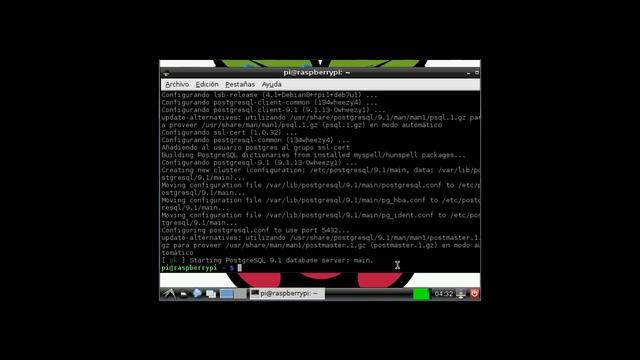 PostgreSQL Raspbian смотреть онлайн