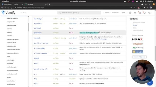#4 Como criar barras de aplicativos com Vuetify - Vue.js & Vuetify - Lista de tarefas смотреть онлайн