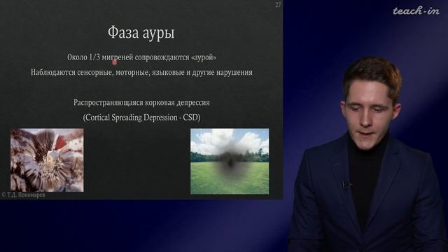 Пономарев Т.Д. - Цикл научных докладов - 1. Физиология мигрени смотреть онлайн
