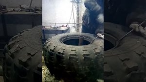 Обдирка покрышки КрАЗ «лаптежник» ВИ-3 часть 1