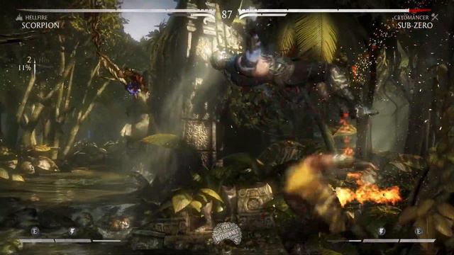 Mortal Kombat X - Scorpion vs Sub-Zero | Double Flawless Victory (Very Hard) смотреть онлайн