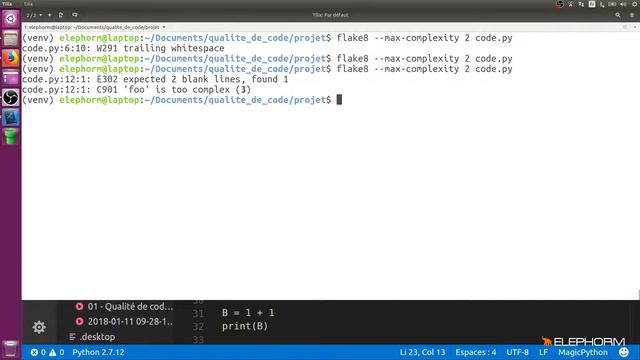 TUTO D1- Python Linter son code avec flake8 et pylint Formation “ Qualité de code et смотреть онлайн