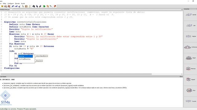 EJERCICIOS BASICOS DE ALGORITMIA Y PROGRAMACION - PROBLEMA 9 смотреть онлайн